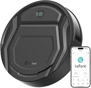 Lefant M210P Robot Vacuum Cleaner, Featured Carpet Cleaner Small Robot 7.8cm Thin 28cm DIA, Robotic Vacuum Alexa Voice Control Self-Charging Ideal for Pet Hair Hard Floor and Carpet