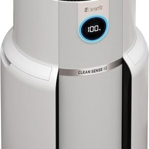 Shark NeverChange5 Air Purifier MAX for Home, Large Room Coverage 130sqm, 5-Year HEPA Filter Traps 99.97% of Allergens including Dust, Pollen, Pet Dander, Auto Mode, Quiet, LED Display, White HP300UK